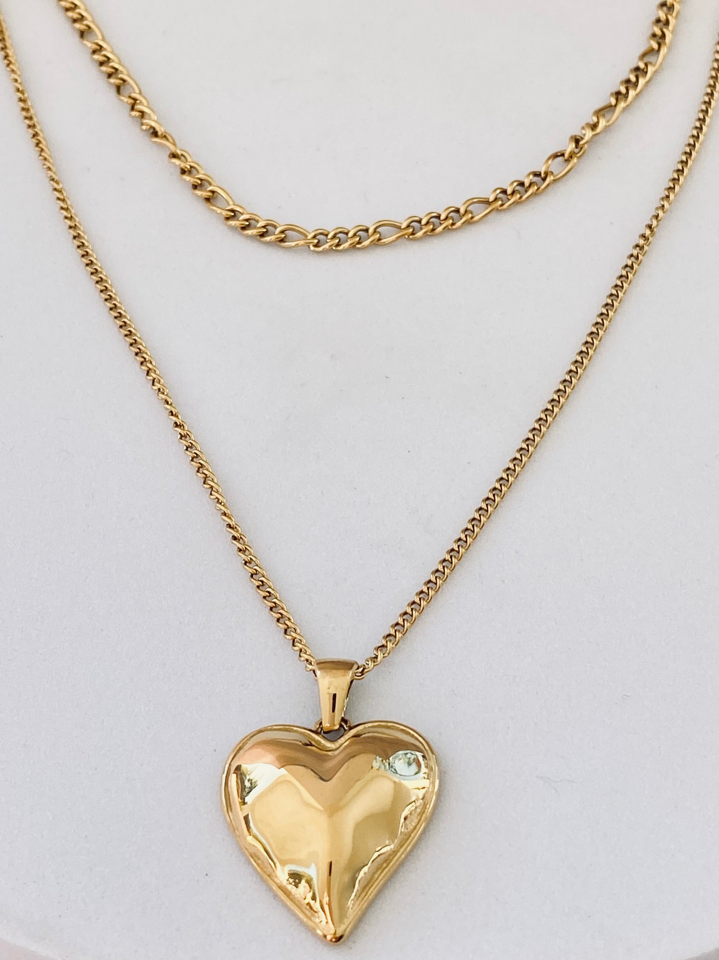 Heart of Gold Double Necklace