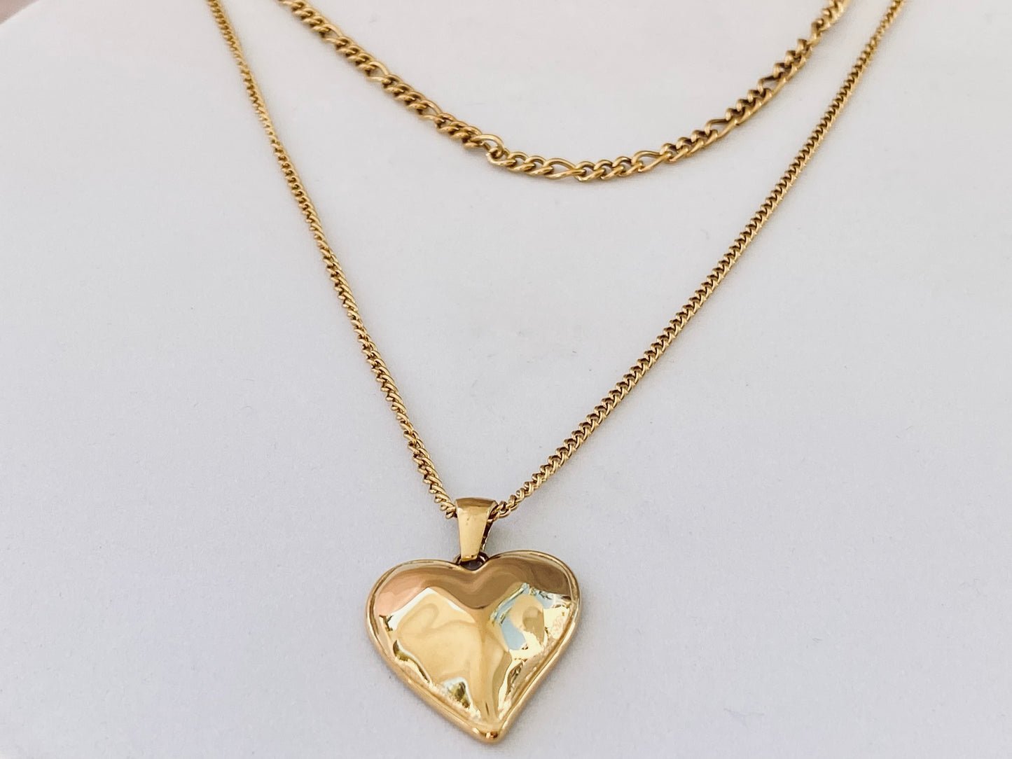 Heart of Gold Double Necklace