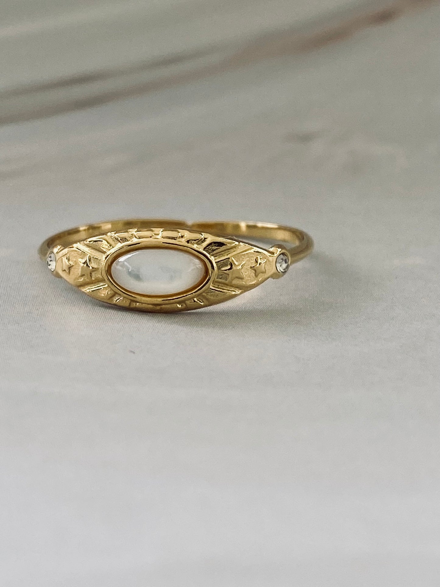 Bronya Tarnish Free Gold Ring