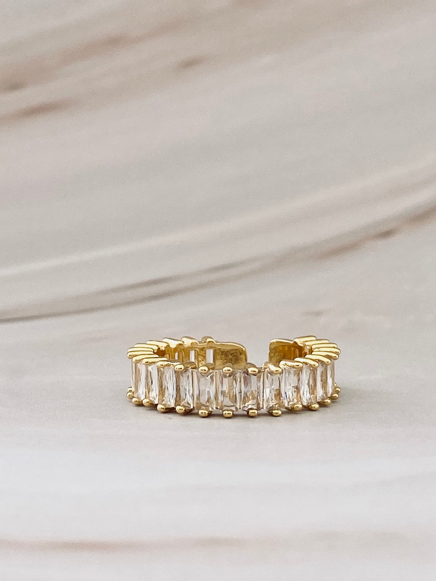 Lambri Gold Plated Zircon Ring