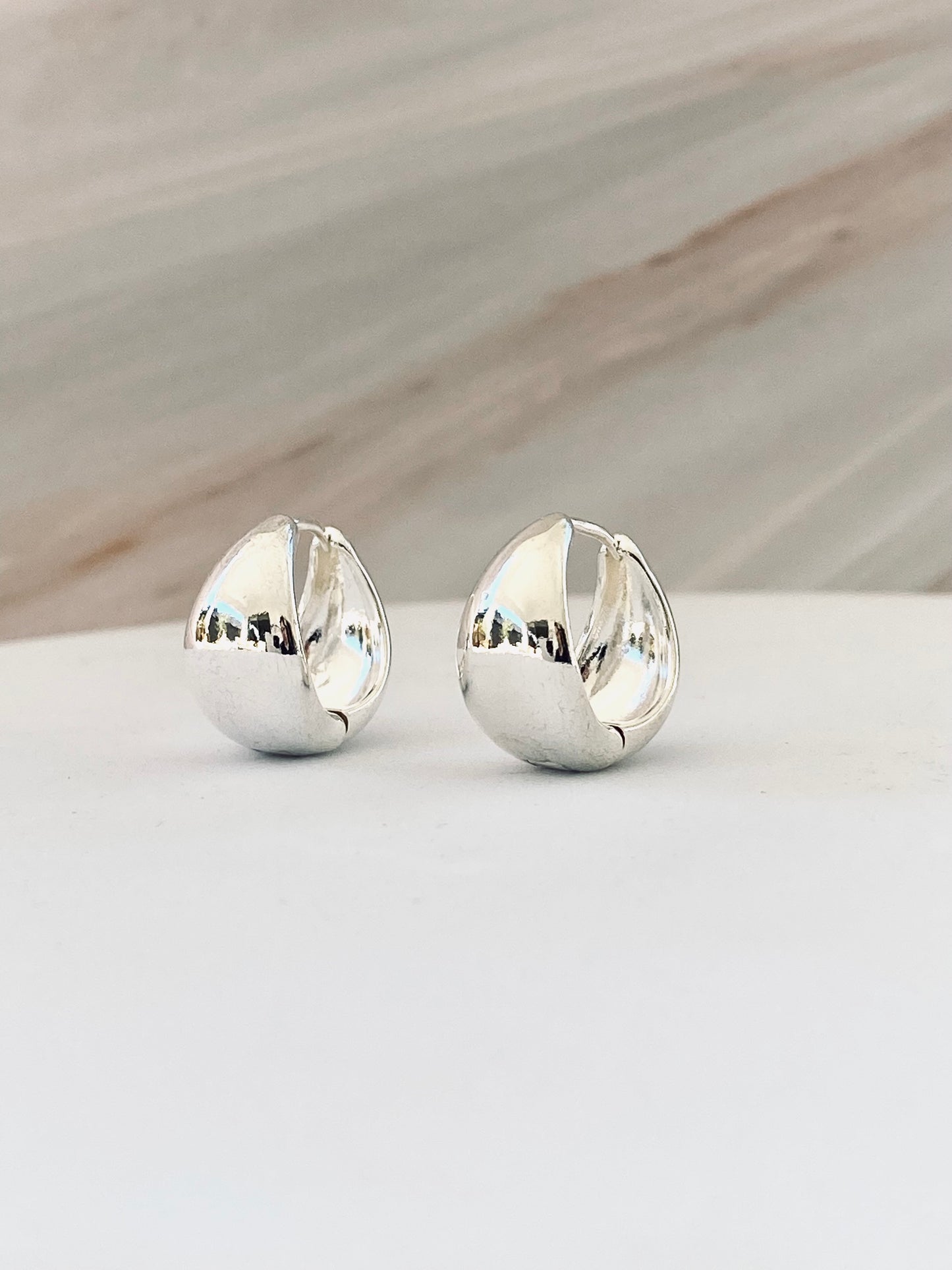 Inga Silver Minimalist Earrings