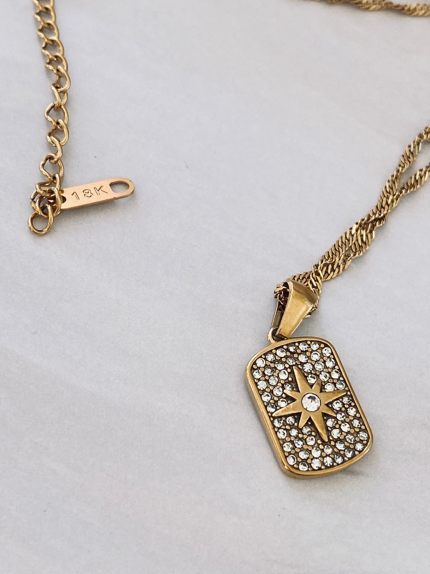 Ishtar Gold Zircon Necklace