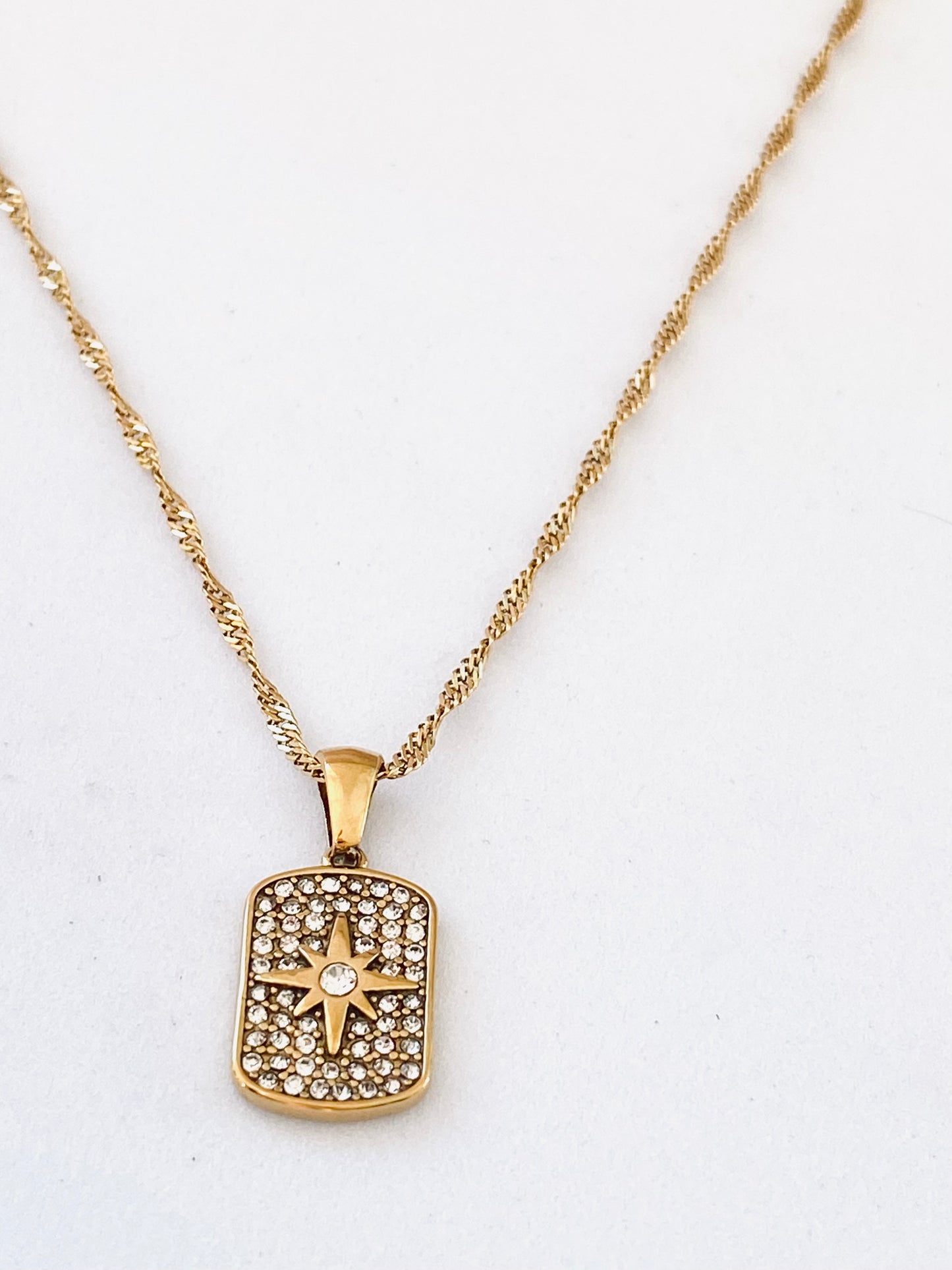 Ishtar Gold Zircon Necklace