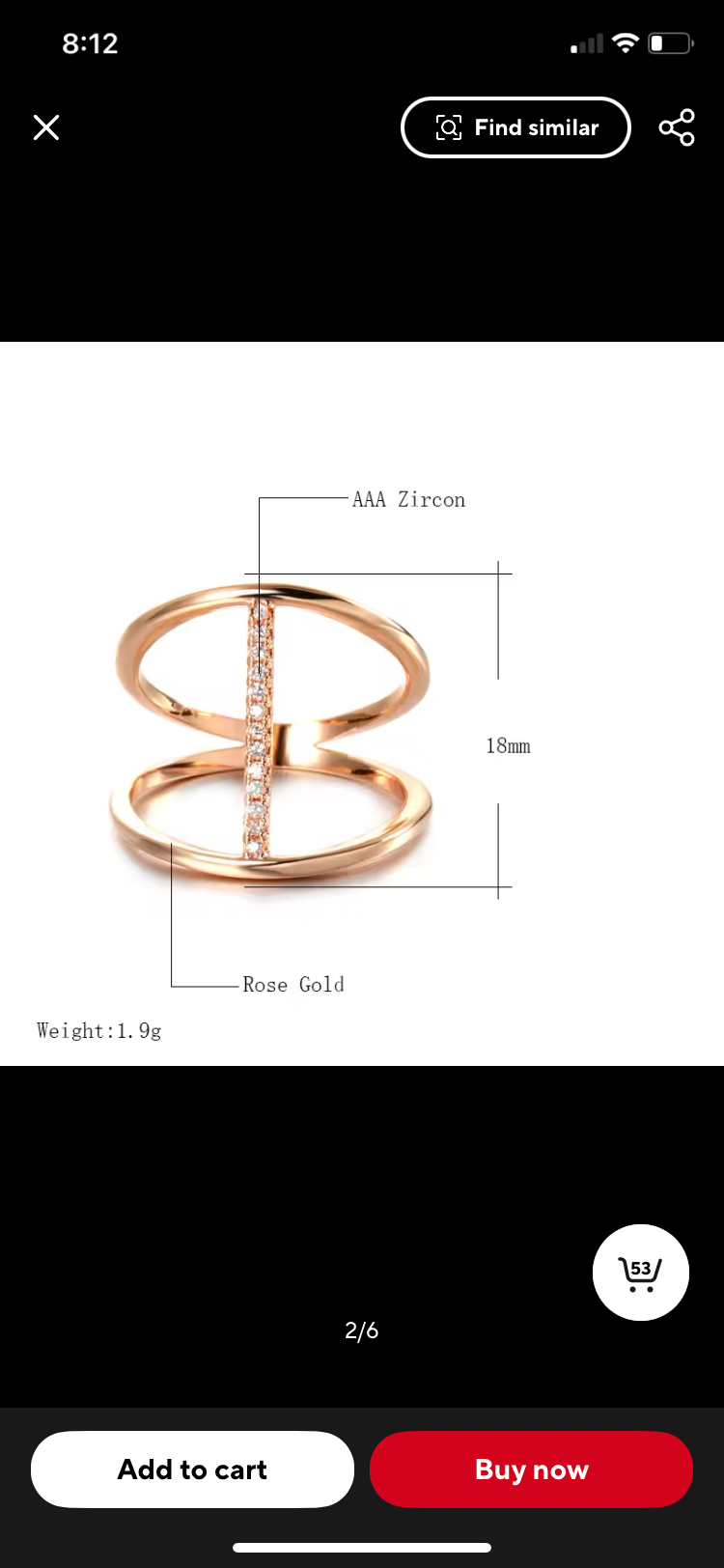 Sera Rose Gold Ring