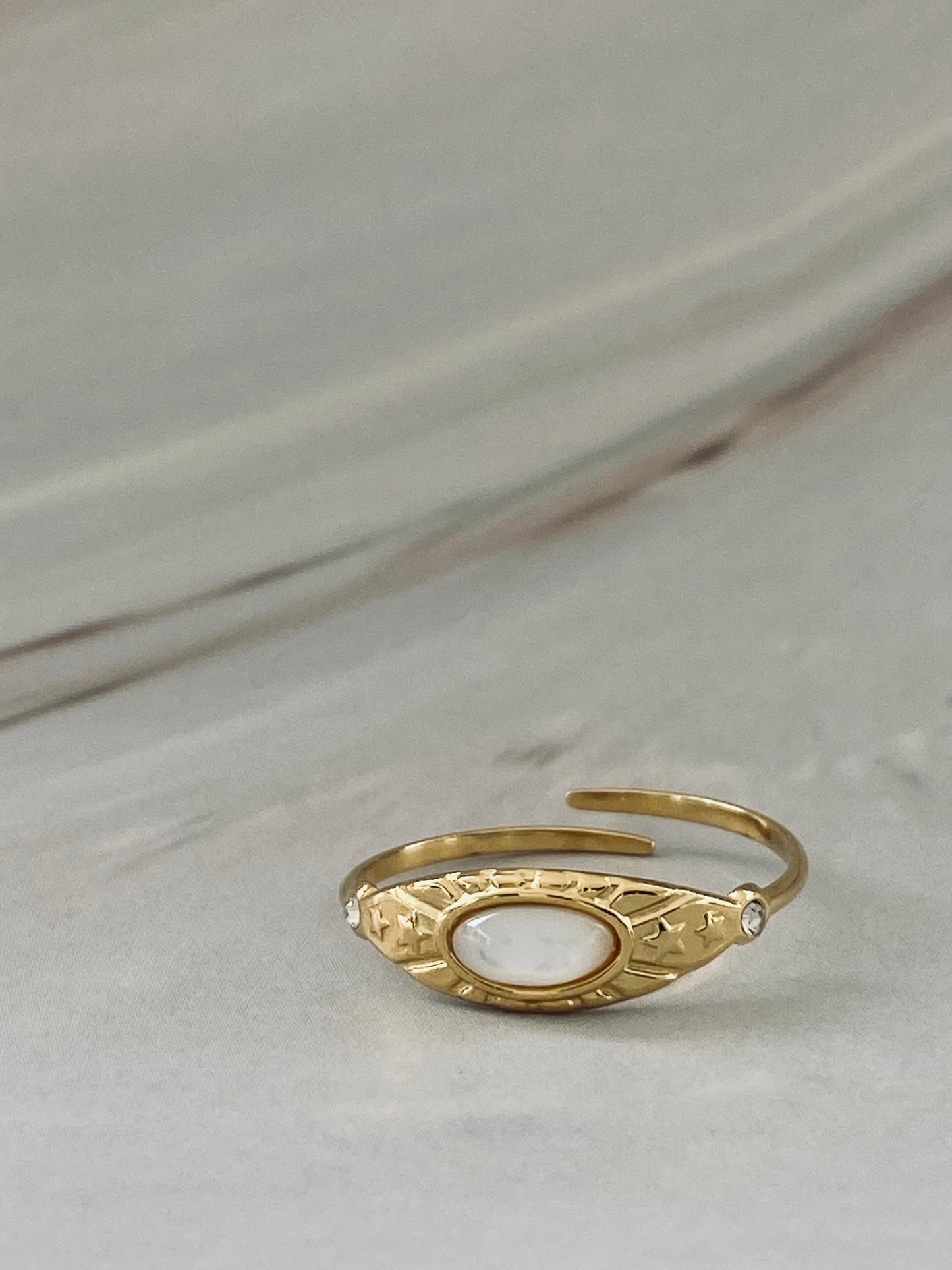 Bronya Tarnish Free Gold Ring