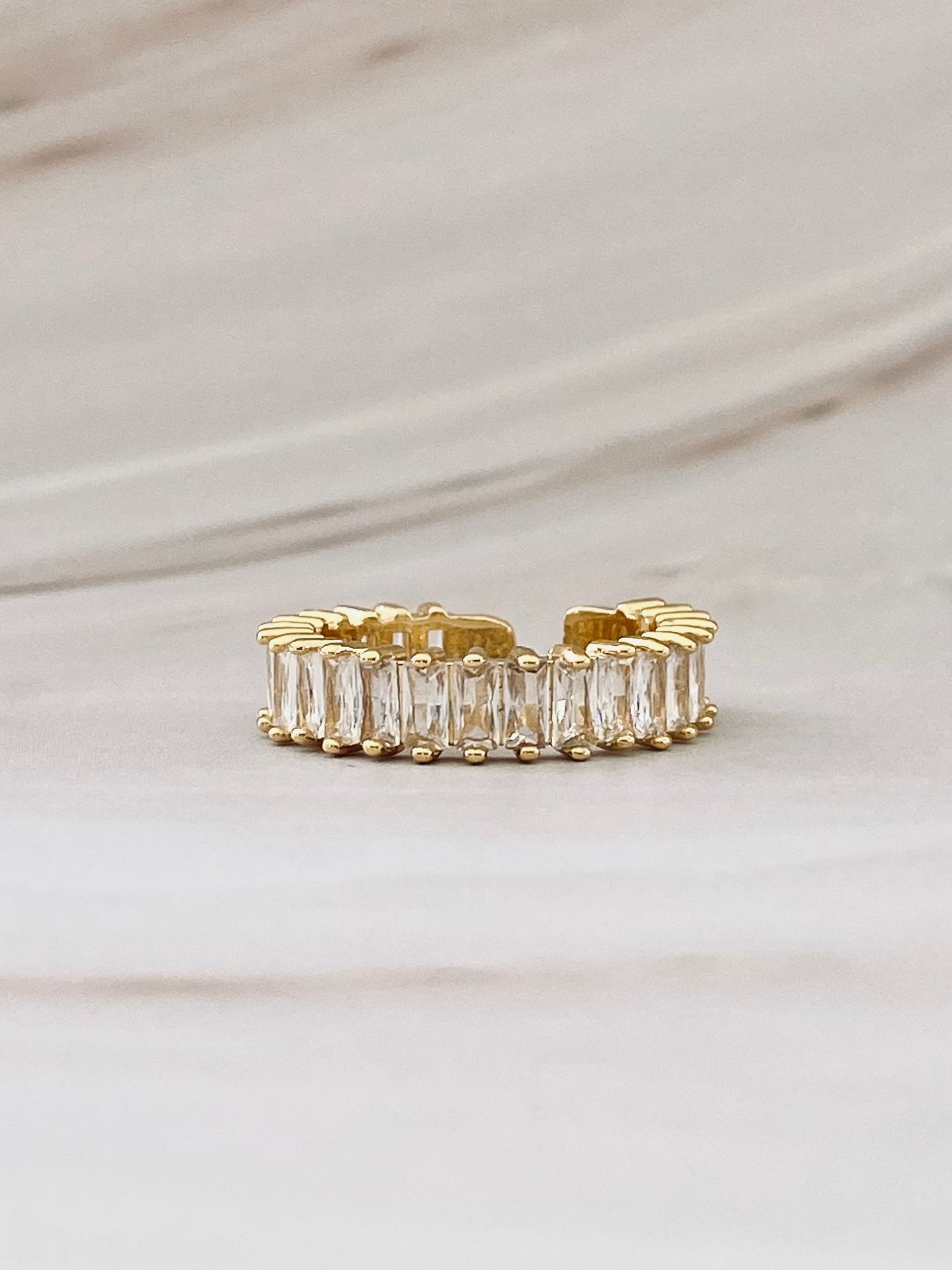 Lambri Gold Plated Zircon Ring