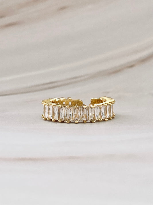 Lambri Gold Plated Zircon Ring
