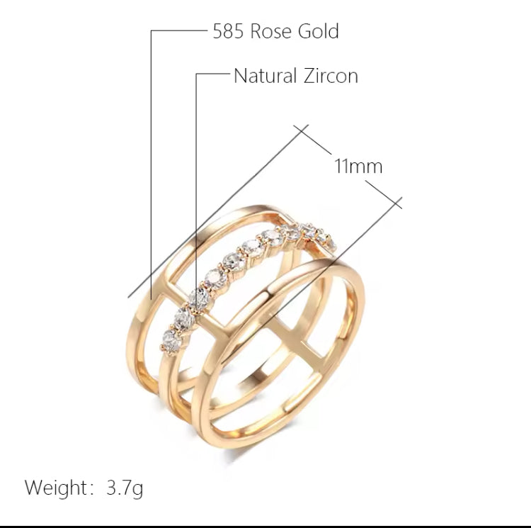 Giselle Rose Gold Ring