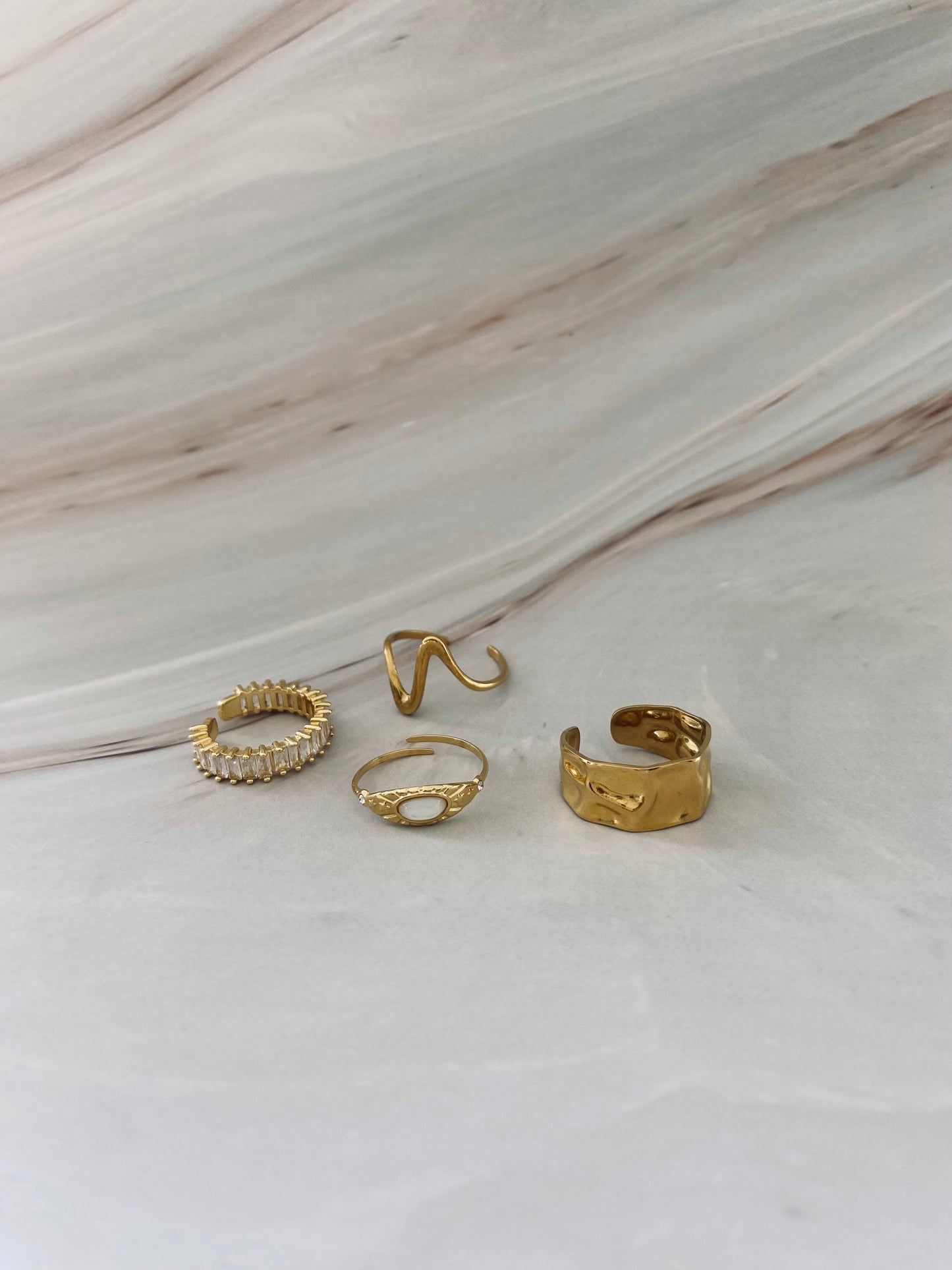 Bronya Tarnish Free Gold Ring