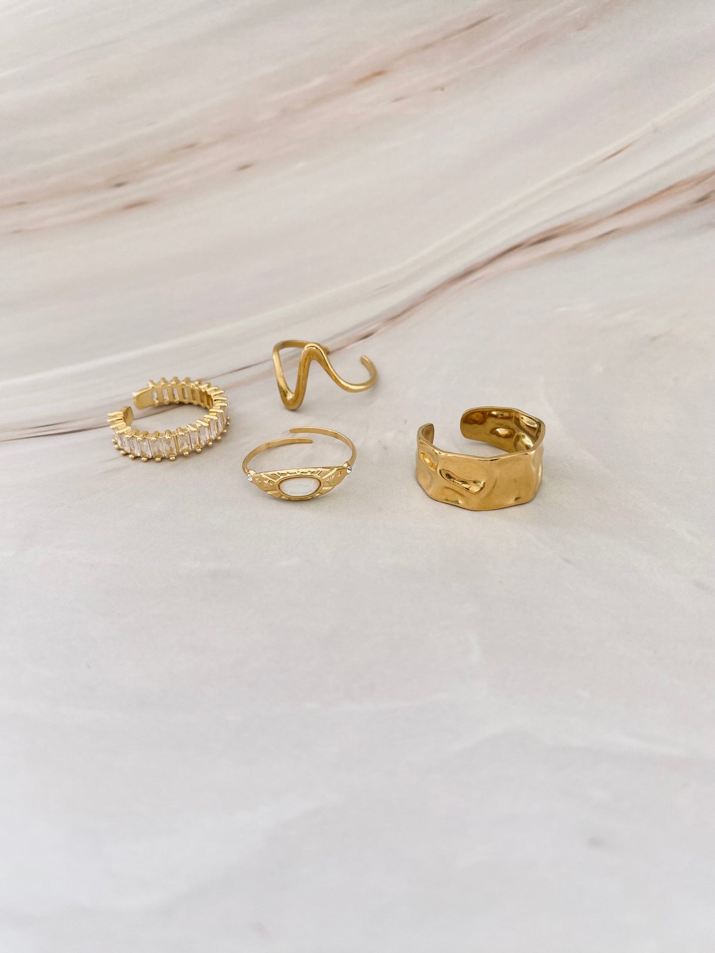 Bronya Tarnish Free Gold Ring