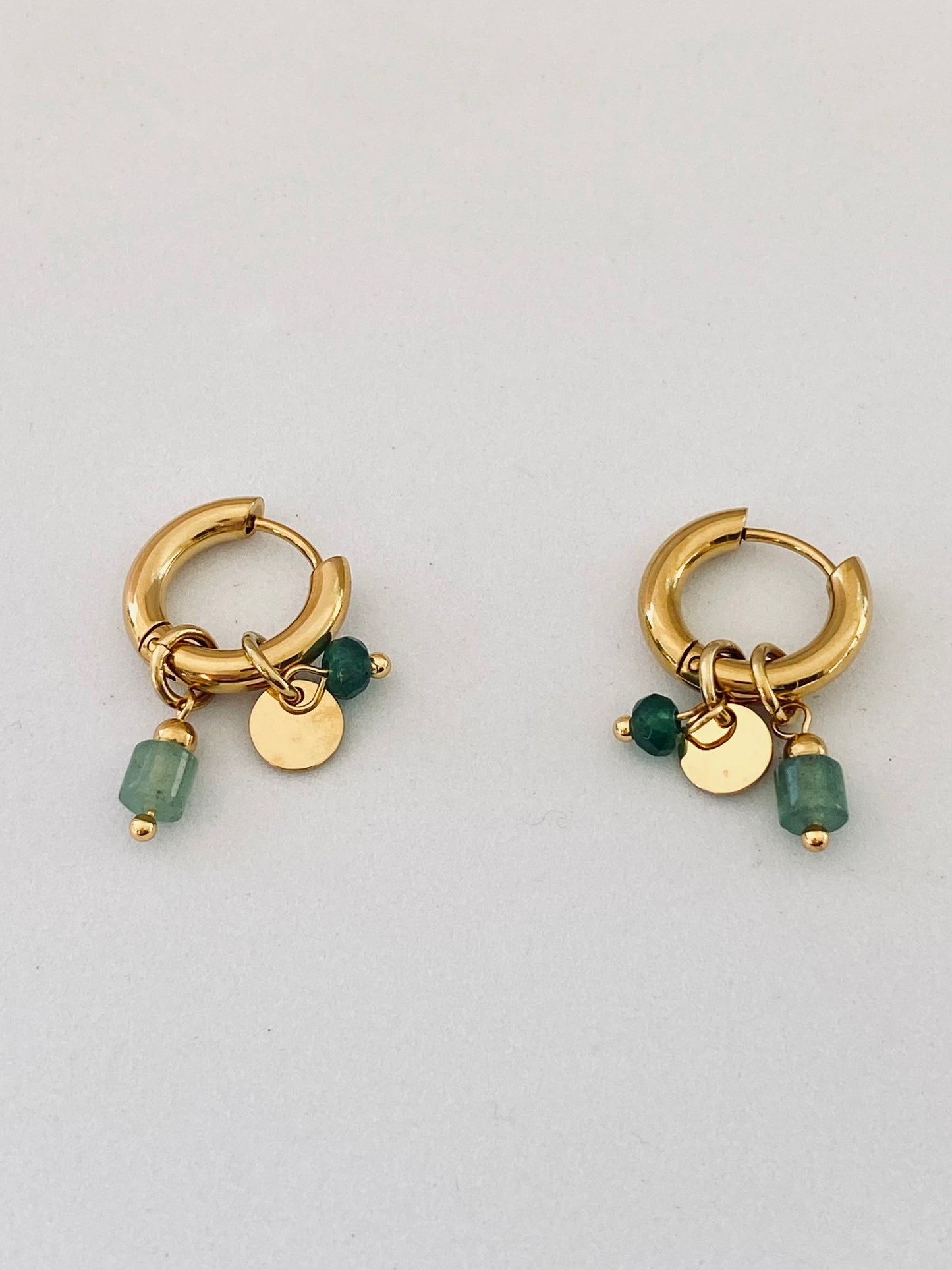 Elsy Jade Small Hoop Earrings