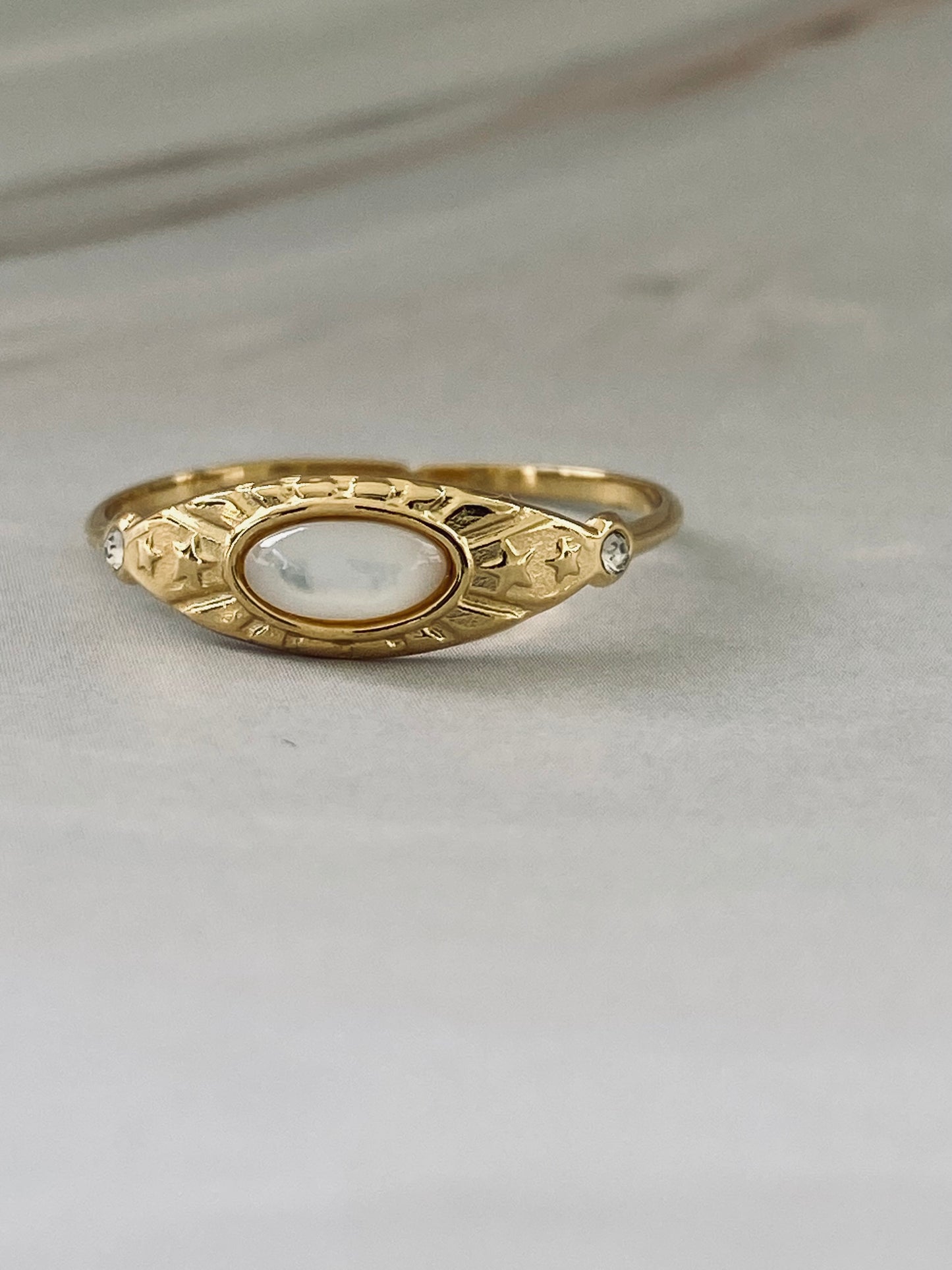 Bronya Tarnish Free Gold Ring