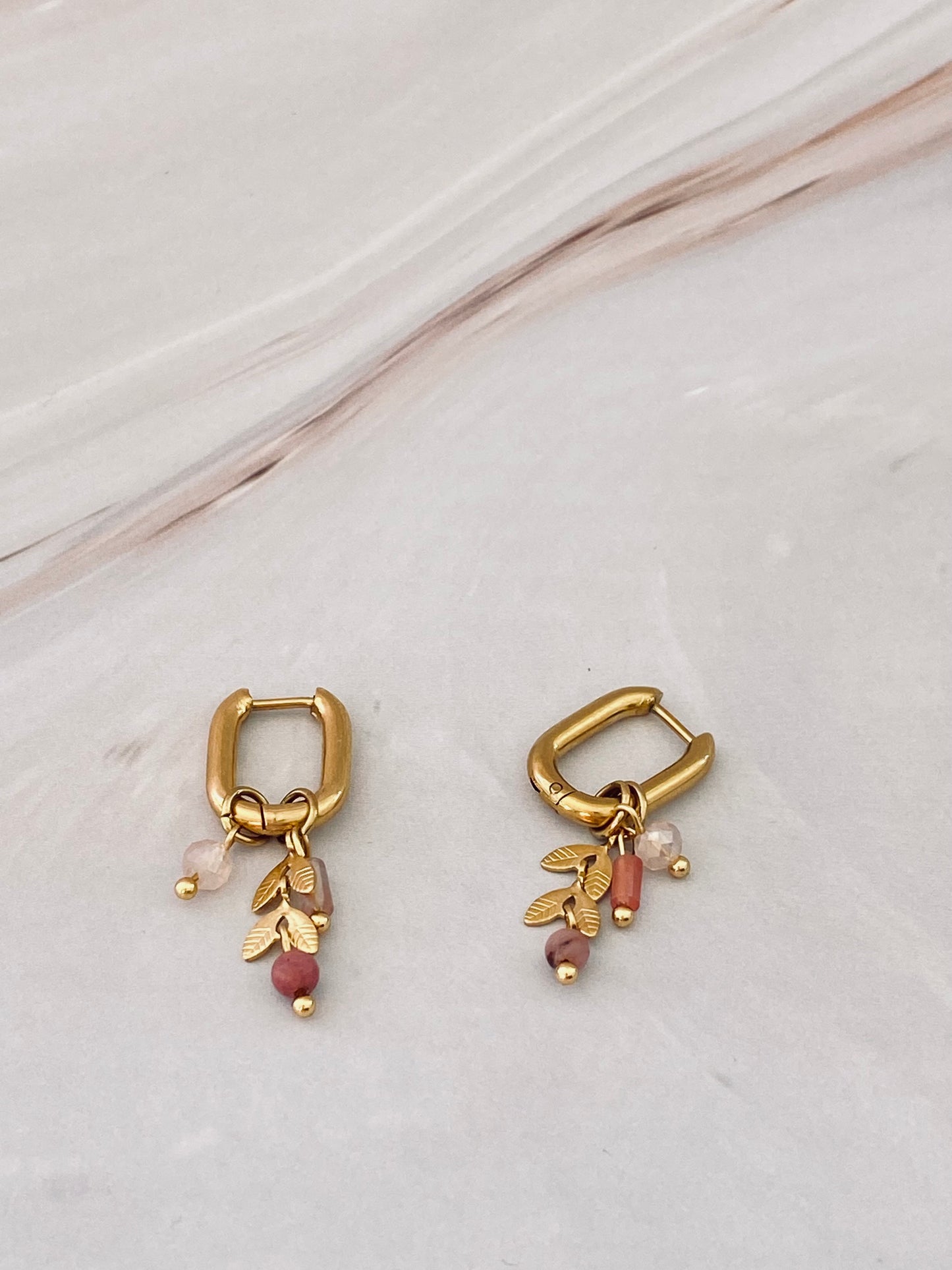 Tillie Rose Small Square Hoop Earrings