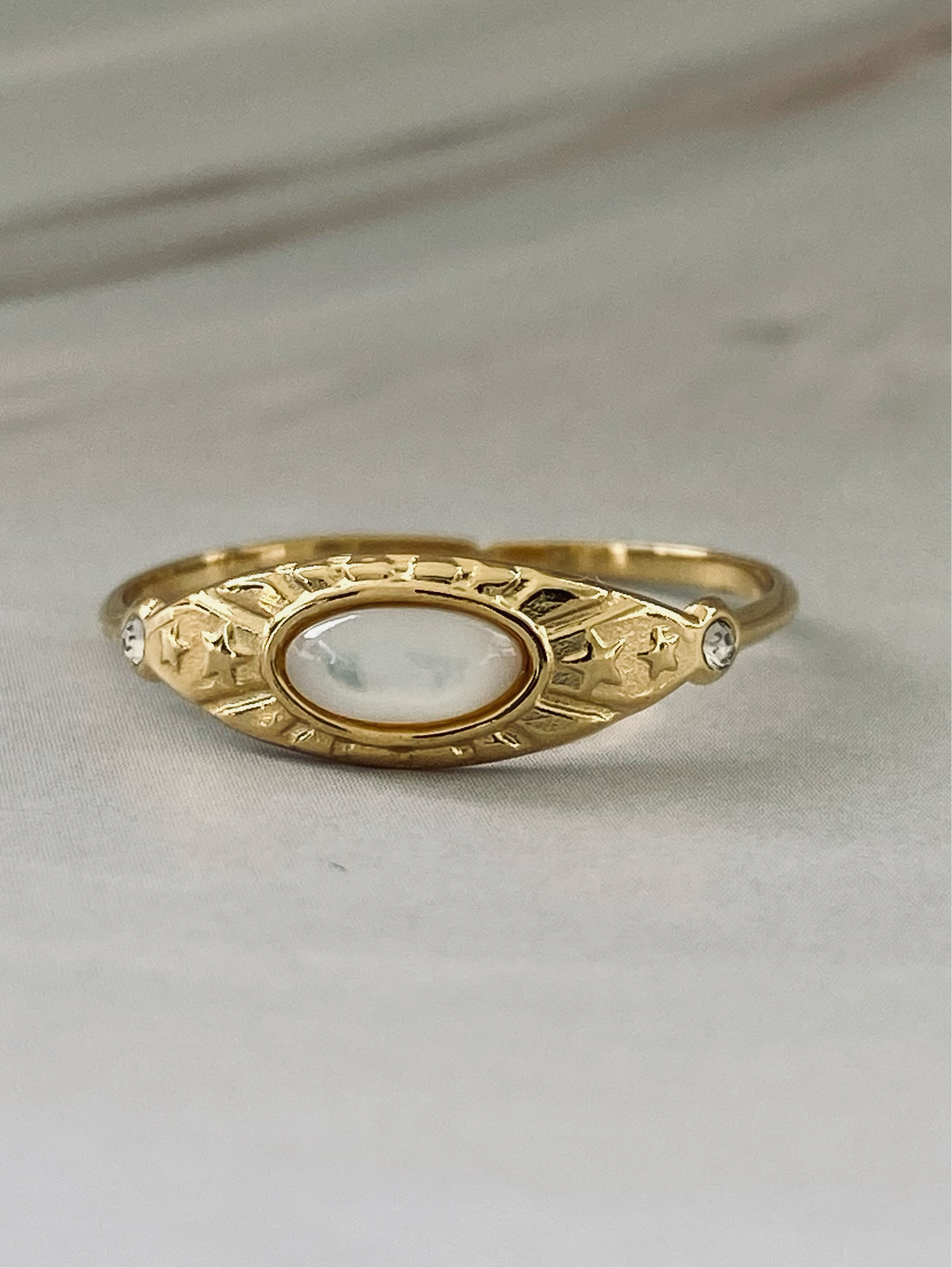 Bronya Tarnish Free Gold Ring