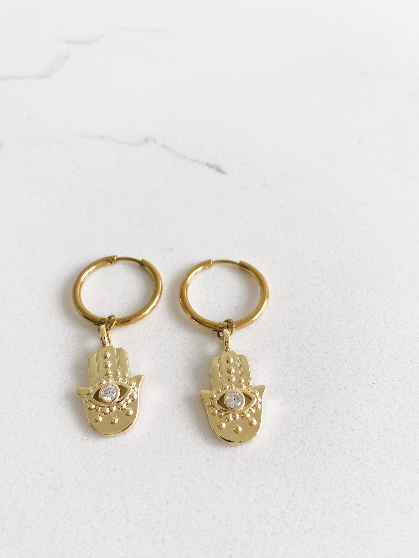 Hamsa Earrings