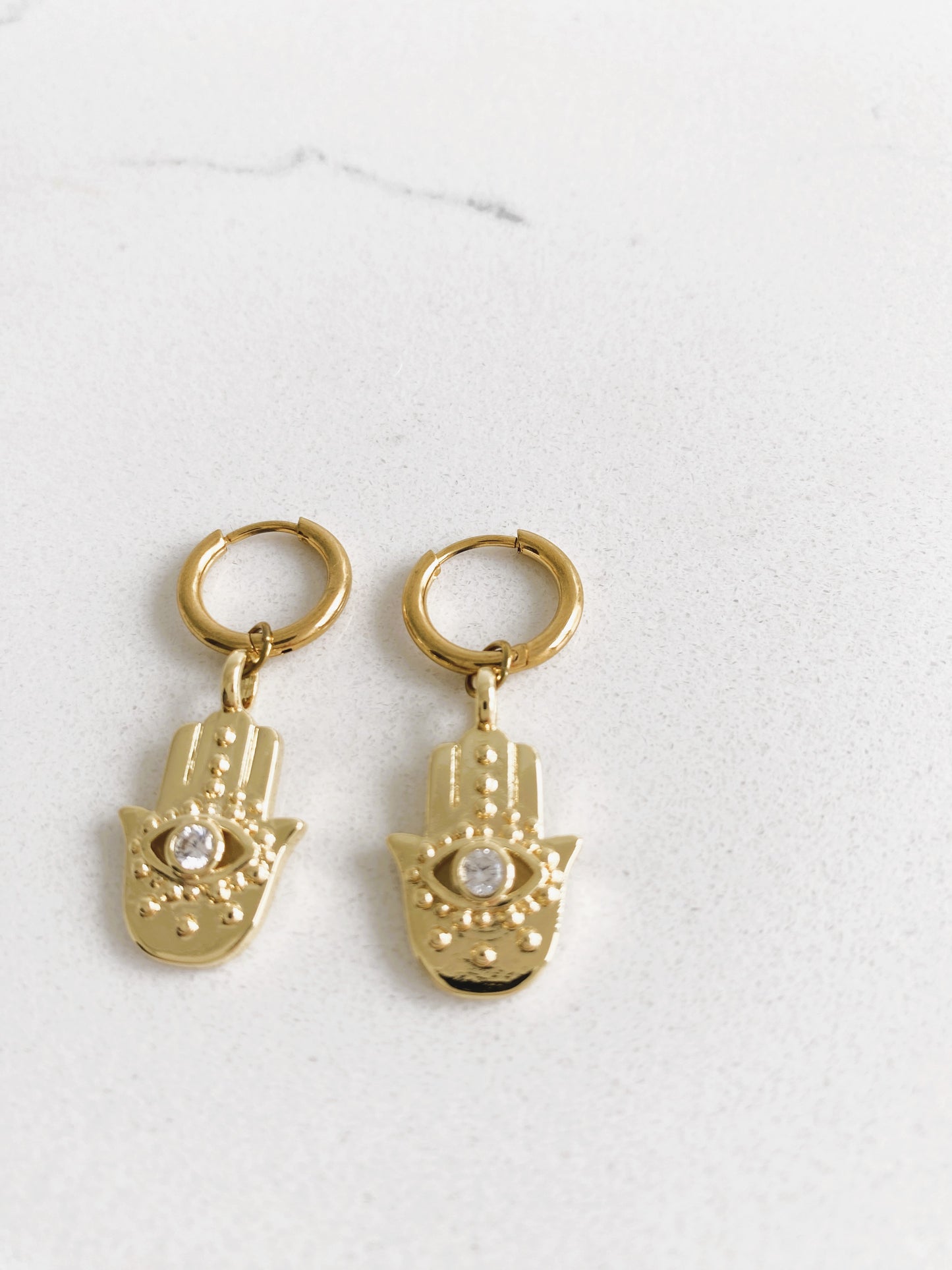 Hamsa Earrings