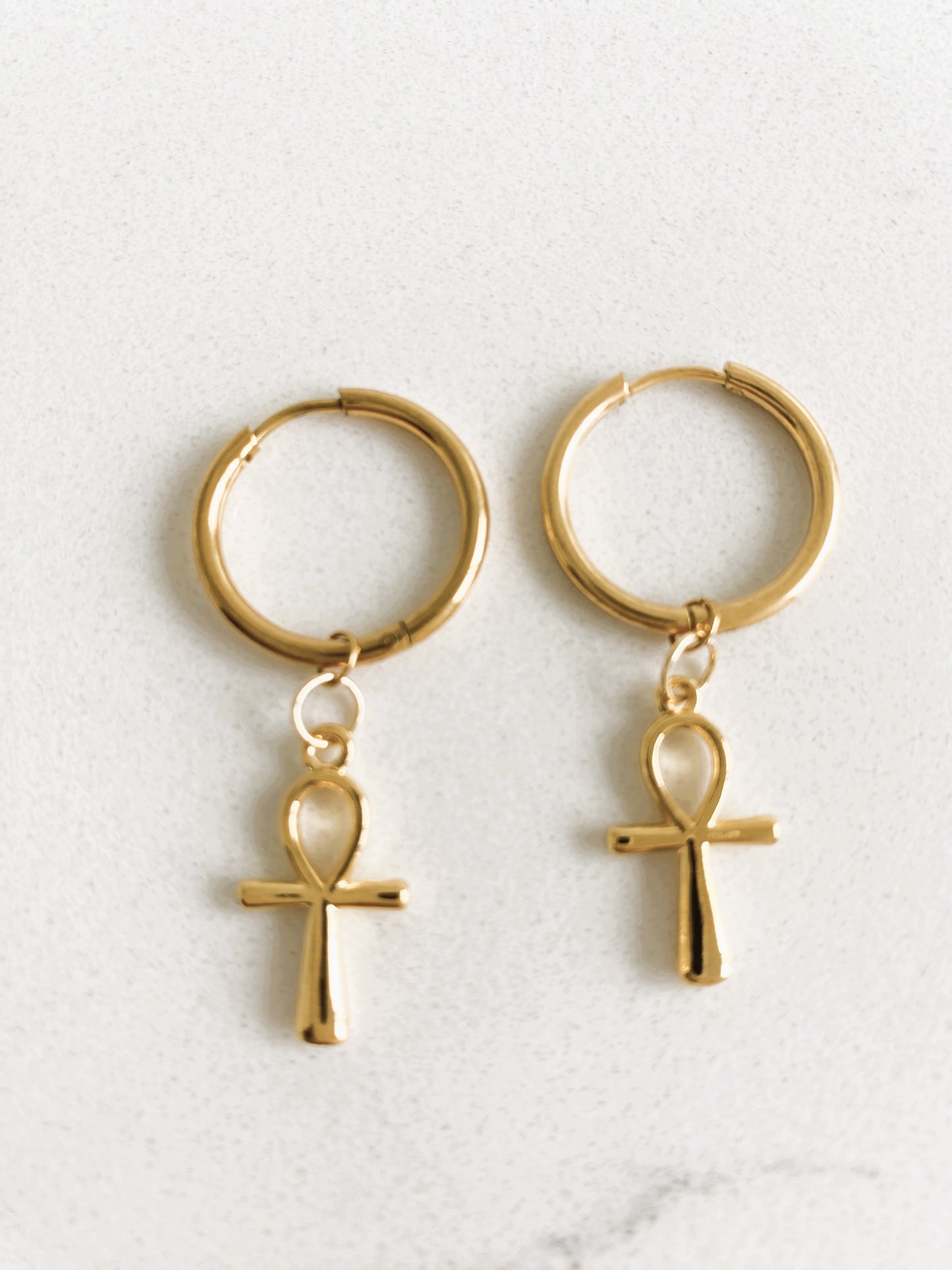 Simple Cross Earrings